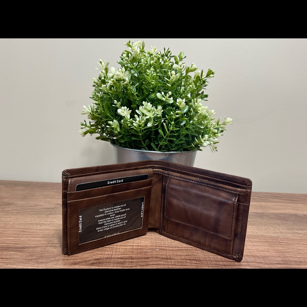 Real Genuine NEW Leather Mens Wallet